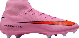 Nike Unisex Zoom Mercurial Superfly 10 Academy voetbalschoenen voor volwassenen, voor harde ondergrond (Roze/Zwart)