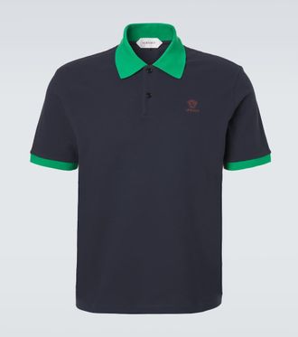 Versace Medusa cotton polo shirt