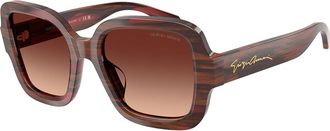 Giorgio Armani AR8268U 647913 Womens Sunglasses Burgundy Size 51
