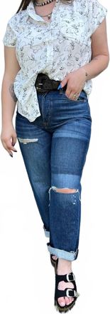 Ariat Jazmine Tomboy Straight Leg Jeans In Blue