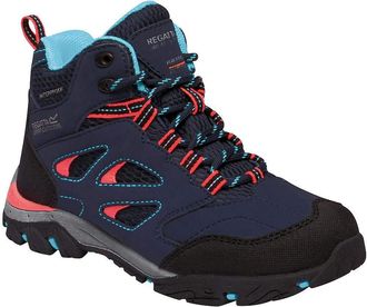 Regatta Kids Holcombe IEP Mid Rise Walking Shoes, Waterproof & Breathable with Hardwearing Outdoor Tread - Perfect for Hiking & Climbing