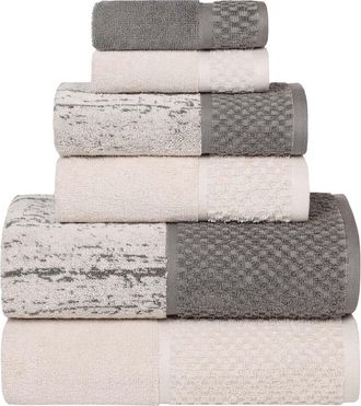 Superior Lodi Cotton 6Pc Bathroom Towel Set