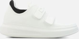 DKNY Womens Jamiah Hook & Loop Shoes - White/Multi - Size: 7.5
