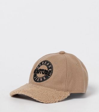 Versace Jeans Couture Cappello Versace Jeans Couture in lana con logo ricamato