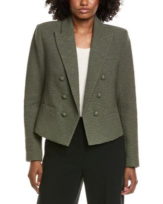 L'agence LAgence Brooke Double-Breasted Crop Blazer
