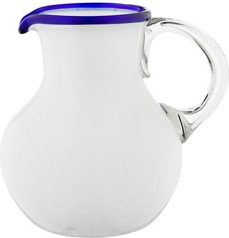 10 Strawberry Street Leon Mexican Glassware Pitcher