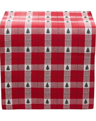 Elrene Sherwood Tree Dobby Cotton Table Runner