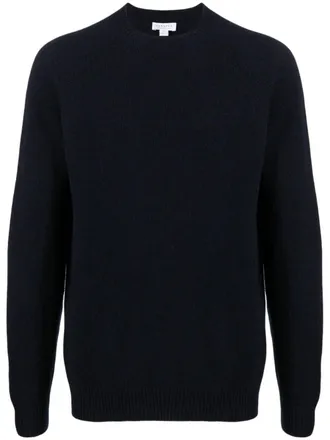 Sunspel Maglione a girocollo - Blu