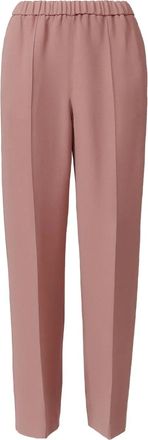 Fabiana Filippi Pantaloni dritti con vita elasticizzata - Rosa