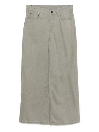 JNBY cotton jeans - women - Cotton - L - Grey