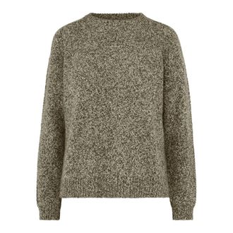 Bomboogie Girocollo boucl&eacute; - Dames - Truien - Beige - Maat: L Wol