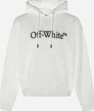 Off-white Mens Cotton Hoodie White Sweatshirts Sweater