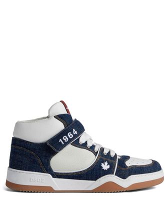 Dsquared2 Sneakers denim con inserti - Blu