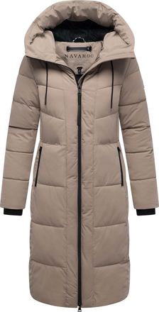 Navahoo dames wintermantel SCHOKOKUSS - elegant, warm & functioneel