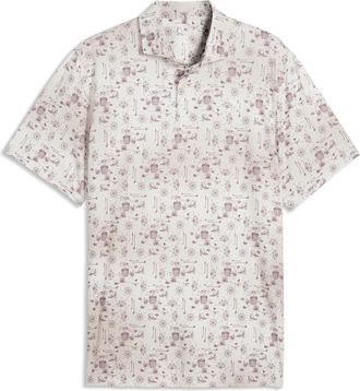 Puma Polo CLOUDSPUN Coastal Claret da uomo, Accessori, Beige, XXL