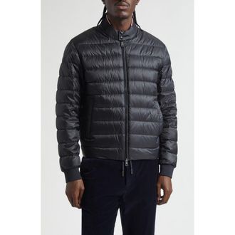 Moncler Rigel Quilted Down Jacket in Black at Nordstrom, Size 5