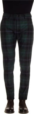 Department Five Slim-fit Tartan Broek - Heren - Slim Fit Broeken - Blauw - W31 - Broeken