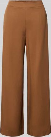 Marc O'Polo Cropped Wide Fit Culotte aus Lyocell-Leinen-Mix in Hazel, Gr&ouml;&szlig;e 34