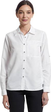 Mountain Hardwear Canyontm Long Sleeve Shirt Womens Long Sleeve Button Up White 1 : SM, Polyester
