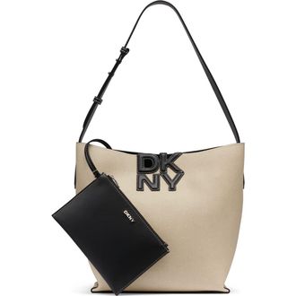DKNY Nicole Bucket in Natural/black at Nordstrom