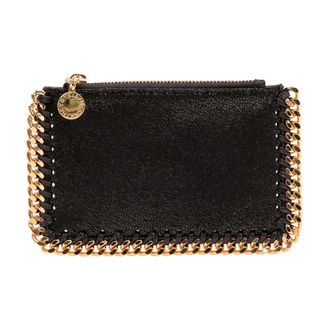 Stella McCartney Stella McCartney, Wallets & Cardholders, female, Black, Size: ONE SIZE Falabella Card Holder