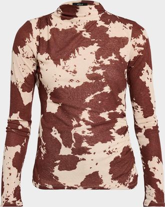 Rails Joelle Draped Mesh Top