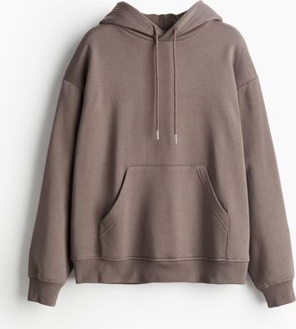 H&M Kapuzenshirt - Dunkles Greige
