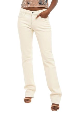 Diesel Off White Slim High Rise Jeans