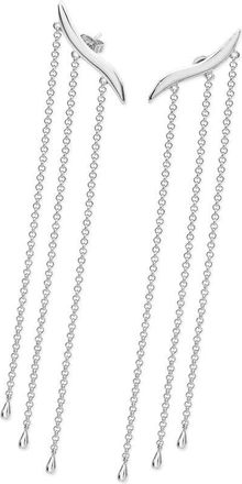 Lucy Quartermaine Long Waterfall Earrings in Sterling Silver at Nordstrom