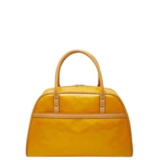 Louis Vuitton Pre-owned Handbags, female, Yellow, Size: ONE SIZE Pre-owned Boston Bag
