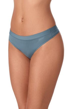 DKNY Litewear Active Comfort Thong in Stormy Weather at Nordstrom, Size X-Large