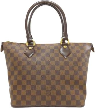 Louis Vuitton Pre-owned Handbags, female, Brown, Size: ONE SIZE Pre-owned Saleya PM Handbag