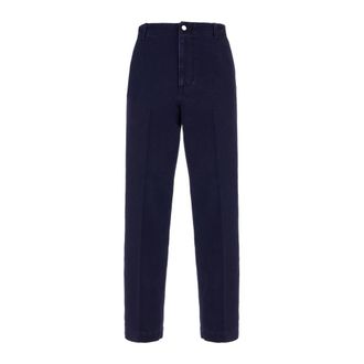 Gucci Washed Denim Pant met Reli&euml;f Label - Heren - Regular Fit Jeans - Blauw - S - Denim - Jeans
