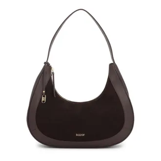 Kazar Tassen, Dames, Bruin, ONE Size, Leer, Crescent Hobo Bag