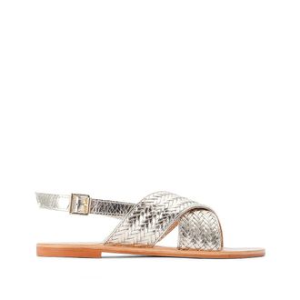 Jonak Leren sandalen Wapiti
