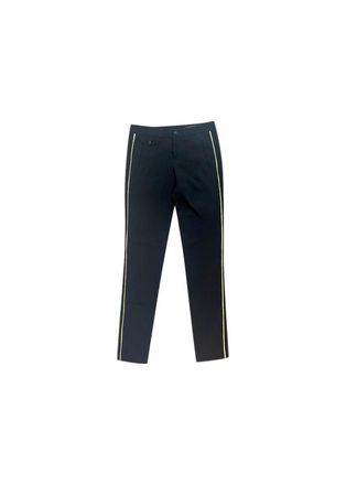 Rag & Bone Black glitter side stripe trousers Size S