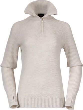 Bergans Ulriken Lady Jumper Merinopullover f&uuml;r Damen | grau