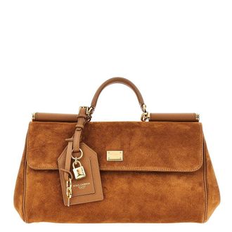 Dolce & Gabbana Suede leather My Sicily handbag Woman One Size