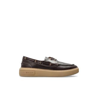 Bally Lift Boat Leren Schoenen - Heren - Bootschoenen - Bruin - 41 EU - Leer - Schoenen