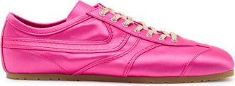 Dries Van Noten Dustin Panelled Satin Sneakers - Pink - 38 (IT38 / UK5)