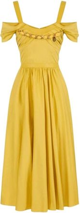 Elisabetta Franchi Mujer, Vestidos, Amarillo, Talla: XL