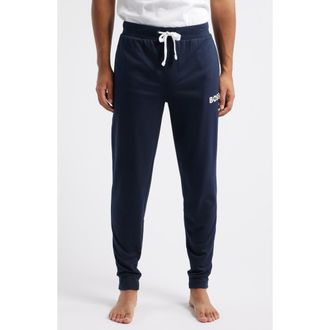 BOSS Mens Ease Pajama Joggers in Navy at Nordstrom, Size Xx-Large