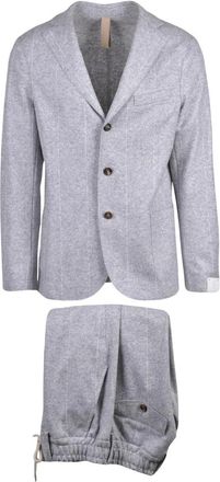 Eleventy Blazer Stondato - Heren - Business pakken - Grijs - XL - Wol - Kostuums