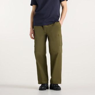 New Balance Uomo Woven Cargo Pant in Marrone, Twill di Cotone, Taglia 2XL