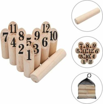 OEM Juego De N&uacute;meros De Madera Kubb