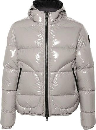 Herno Grijze Parka Jas & Jas Aw 25 - Heren - Gewatteerde jassen - Grijs - XL - Jassen