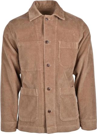 CHESAPEAKE'S Corduroy jas - Heren - Zomerjassen - Beige - S - Katoen - Jassen