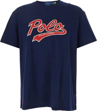 Polo Ralph Lauren Heren, Tops, Blauw, Maat: XL Katoen