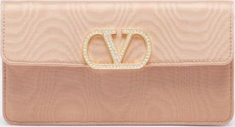 Valentino Garavani VLogo embellished wallet on chain