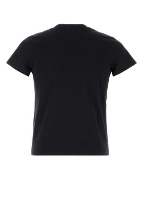 A.P.C. Unisex Black Cotton T-Shirt Noirblanc Exterior Exterior: T-shirts And Polos